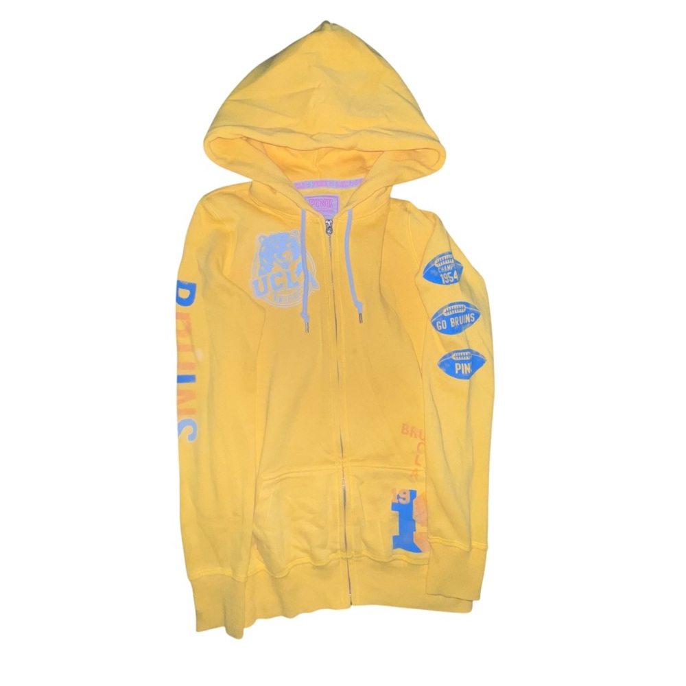 PINK Victoria Secret UCLA Collegiate y2k zip up hoodie